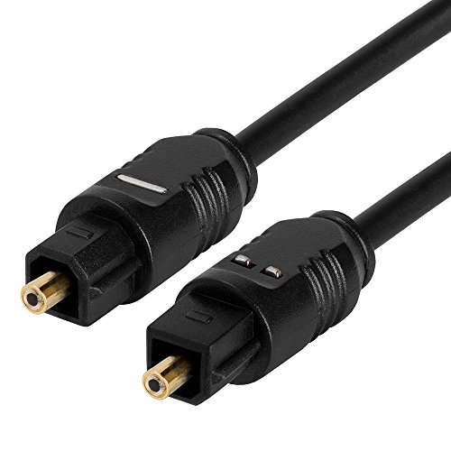 StarTech.com 10 ft. (3 m) Digital Optical Audio Cable - Toslink Digital Optical SPDIF - Ultra-Thin - Male/Male (THINTOS10), Black #1