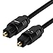 StarTech.com 6 ft. (1.8 m) Digital Optical Audio Cable - Toslink Digital Optical SPDIF - Ultra-Thin - Male/Male - Optical Audio Cable (THINTOS6) Black