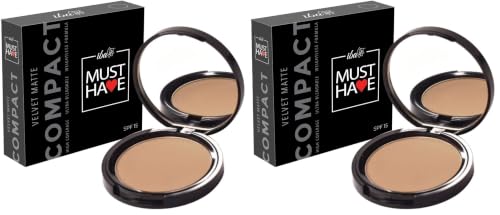 Image of Iba Must Have Velvet Matte Pressed Compact Powder - Golden Sand 9g | High Coverage | Ultra Blendable | Face Makeup | Weightless Formula | SPF 15 | Oil Free Fresh Matte Finish look | Halal Certified & Vegan Makeup