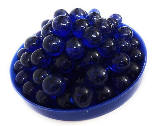 GIRLYZ Attire Dark Blue Kanche Glass Marbels with Shooter Unique Kanche Marble (Marble) (Pack of 100)-picture-33