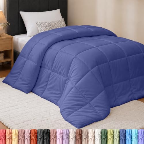 Image of Utopia Bedding Twin Comforter, Duvet Insert, Slate Blue, 64 x 88 Inches
