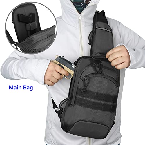 LarKoo Tactical Sling Chest Bag