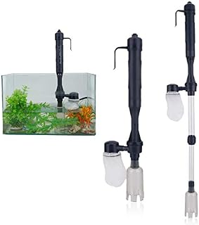 Keenso Electric Aquarium Gravel Cleaner, Automatic Fish Tank Cleaning Tools Gravel Vacuum for Aquarium, Suitable for Change Water Wash Sand Water Filter and Water Circulation