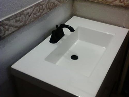 Glacier Bay Vazon 4 In. Centerset 2-Handle High-Arc Bathroom Faucet In Matte Black #TOP3