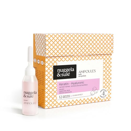 Nuggela & Sulé Ampollas Keratina-Hialurónico. Repara y Sella el pelo 4x10ml