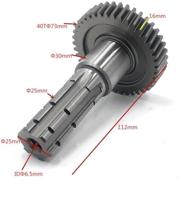 Motorcycle Drive Shaft Forward Or Reverse Gear Fit For 150CC Go Kart Dune Buggy Middle Output(Output Shaft)