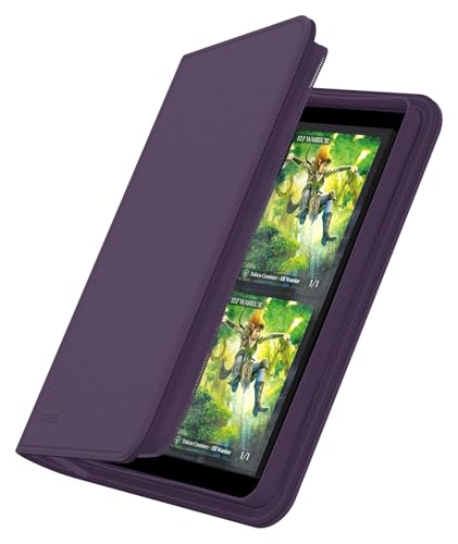 Image of Ultimate Guard Zipfolio 160 - 8 Pocket Xenoskin Purple