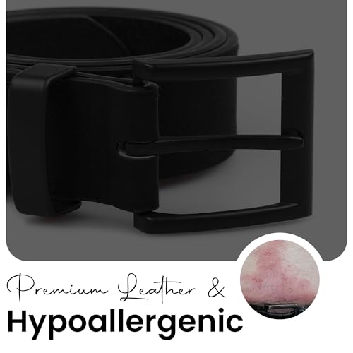 1 3/8" Genuine Italian Leather, Vegetable Tanned Belt for Men and Women | Airport & TSA Friendly, No Buckle Hassle 7