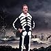 Silver Lilly Unisex Adult Pajamas - One Piece Cosplay Costume (Skeleton, XL)