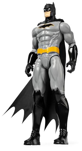 Batman S1-Actionfigur, 30 cm groß, voll beweglich für spannende Abenteuer und actionreiche Stunts, Spielzeug für Kinder ab 4 Jahren, original Comic-Design