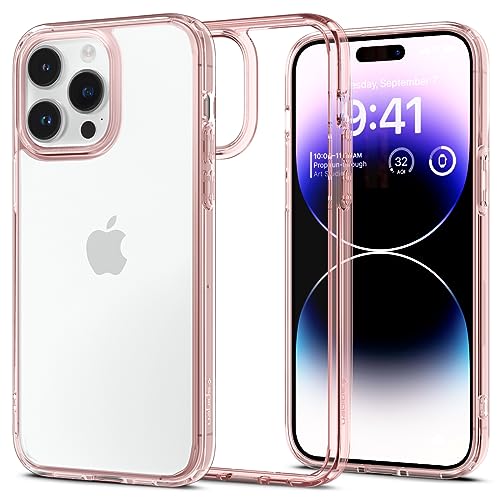 Image of Spigen for iPhone 14 Pro Max Case, Ultra Hybrid [No Magnet Ring][Anti-Yellowing] - Rose Crystal