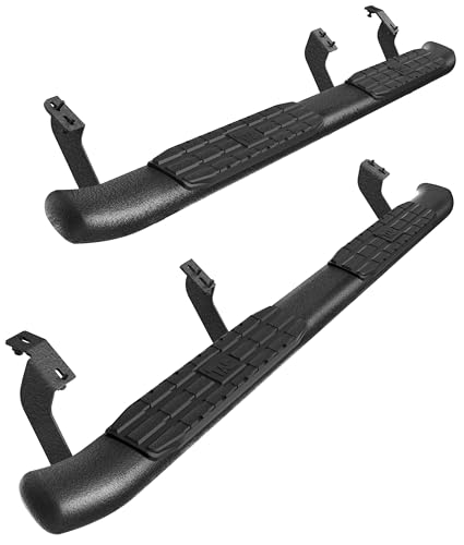 Estribos laterales 4.25" negros para Tundra CrewMax