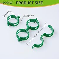 CIQIYO® 100 Pcs Plant Support Clips,Plastic Clips for Securing Plants — image 2