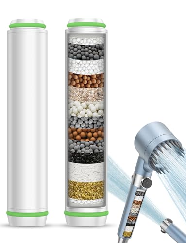 2 Pack Shower Filter for Hard Water Only for Asin:B0CX94PPVQ, B0D9VR54ST, B0CQY4ZT6K, B0D3ZXNJP7