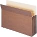 Smead File Pocket, Straight-Cut Tab, 3-1/2" Expansion, Legal Size, Redrope, 25 per Box (74224)
