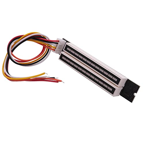 Mini Dual Indicatore di Livello 12 VU Meter Scheda Amplificatore Stereo velocità Luce Regolabile con modalità AGC Kit DIY