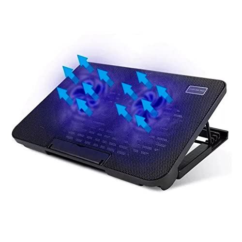Almohadilla de Enfriamiento para Portátil con Ventilador Doble