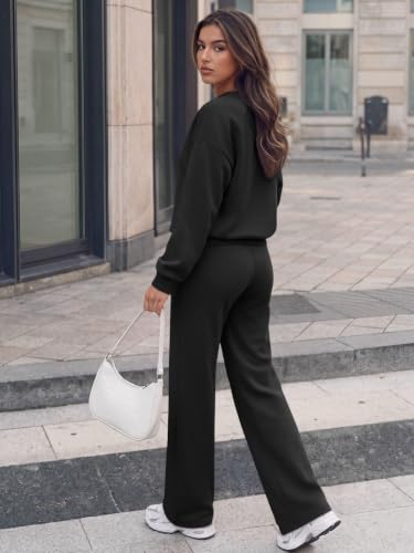 Trendy Queen Womens 2 Piece Sweatsuit Fall Sweat Outfits Lounge Sets 2026 - image 3