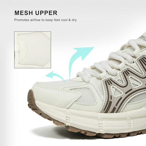 Women's Sneakers Running Tennis Shoes Non-Slip Work Shoes Hiking Shoes Tail Running Shoes3