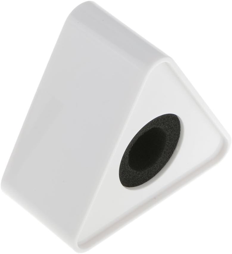 ABS Injection Molding Triangular Microphone Station Logo -White