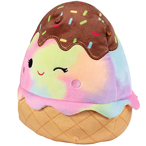 Squishmallows 8" Glady The Rainbow Ice Cream - Officially Licensed Kellytoy Plush - Collectible Soft & Squishy Stuffed Animal Toy - Add Glady To Your Squad - Gift For Kids, Girls & Boys - 8 Inch #TOP1