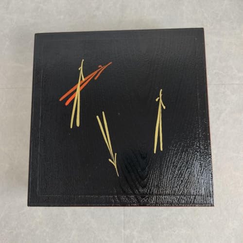 和食器 重箱 合成漆器 (箱)縦・横24.5cm 高さ5.5cm (蓋)縦・横26cm 高さ1.8cm