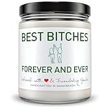 Bestie Gifts - Funny Gifts for Best Friend - Soy Wax Candle for Women - Hand Poured in The USA - 9 oz, by Mint Sugar Candle Company