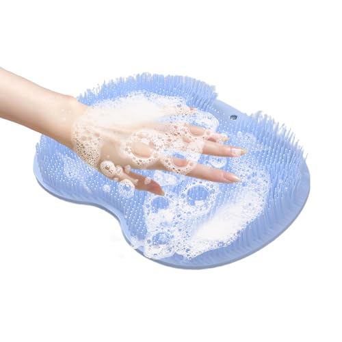 Foot Massage Mat, Back Cleaning Bath Mat, Quick-Drying Foot Cleaning Mat for Bathroom, Bathtub, Hotel and Pool Area