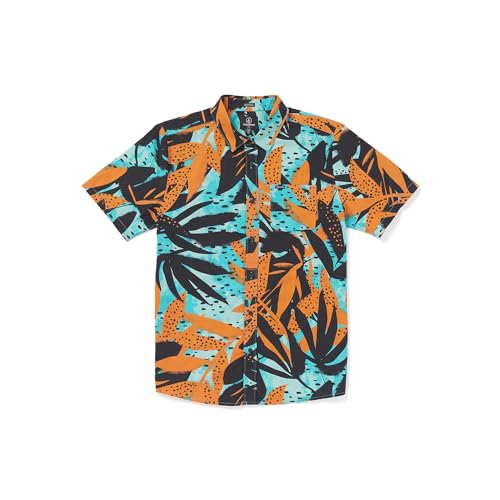 Chemise hawaïenne Volcom à manches courtes idéale pour les terrasses d'été