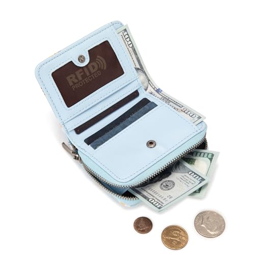 Image of Montana West Small Wristlet for Women Female Ladies Wallet with Rfid Blocking Lining Minimalist Lightweight & Easy to Carry