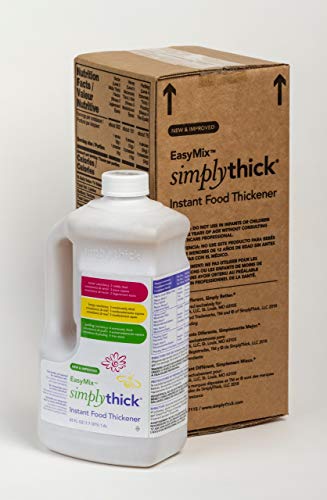 SimplyThick Easy Mix 302 Serving Gel Thickener | for Dysphagia & Swallowing Difficulties | Won't Alter The Taste of Liquid | Easy to Prepare | Large 55 Fl Oz Bottle with Pump