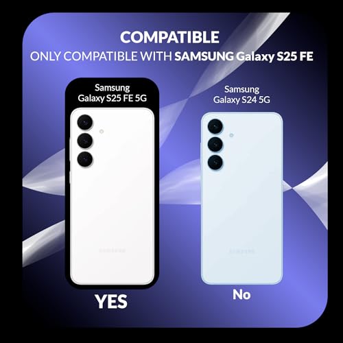Image of Back Cover Case + Screen Protector for Samsung Galaxy S25 FE 5G | Mag-Safe Compatible | Transparent Mobile Back Cover Case for Samsung Galaxy S 25 FE / S25FE 5G | TPU Transparent Back Case