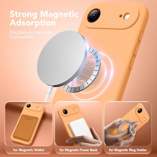 Image of Magnetic for iPhone Air Case Silicone Cantaloupe
