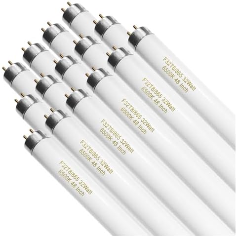 Konideke 15 Pack F32T8 Fluorescent Bulbs Cover