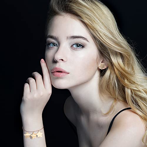 Hinzic 100 Pcs 2Cm Acrylic Mirror Sewing Rhinestones Gold Stars Sewing On Mirror Rhinestones Flat Back Glitter Rhinestone Appliques Embellishments Patches For Dresses Decoration #TOP6