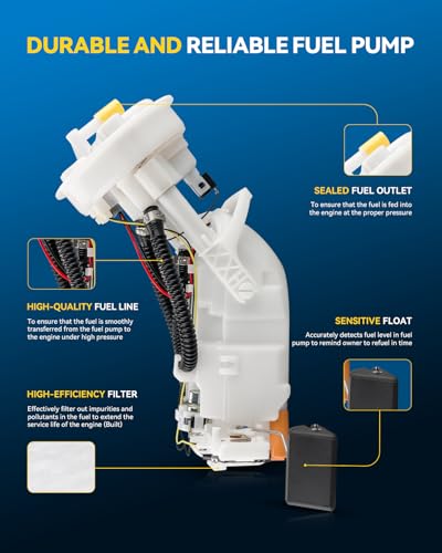 Image of PHILTOP Electric Fuel Pump Assembly Fit for 2001-2005 Honda Civic