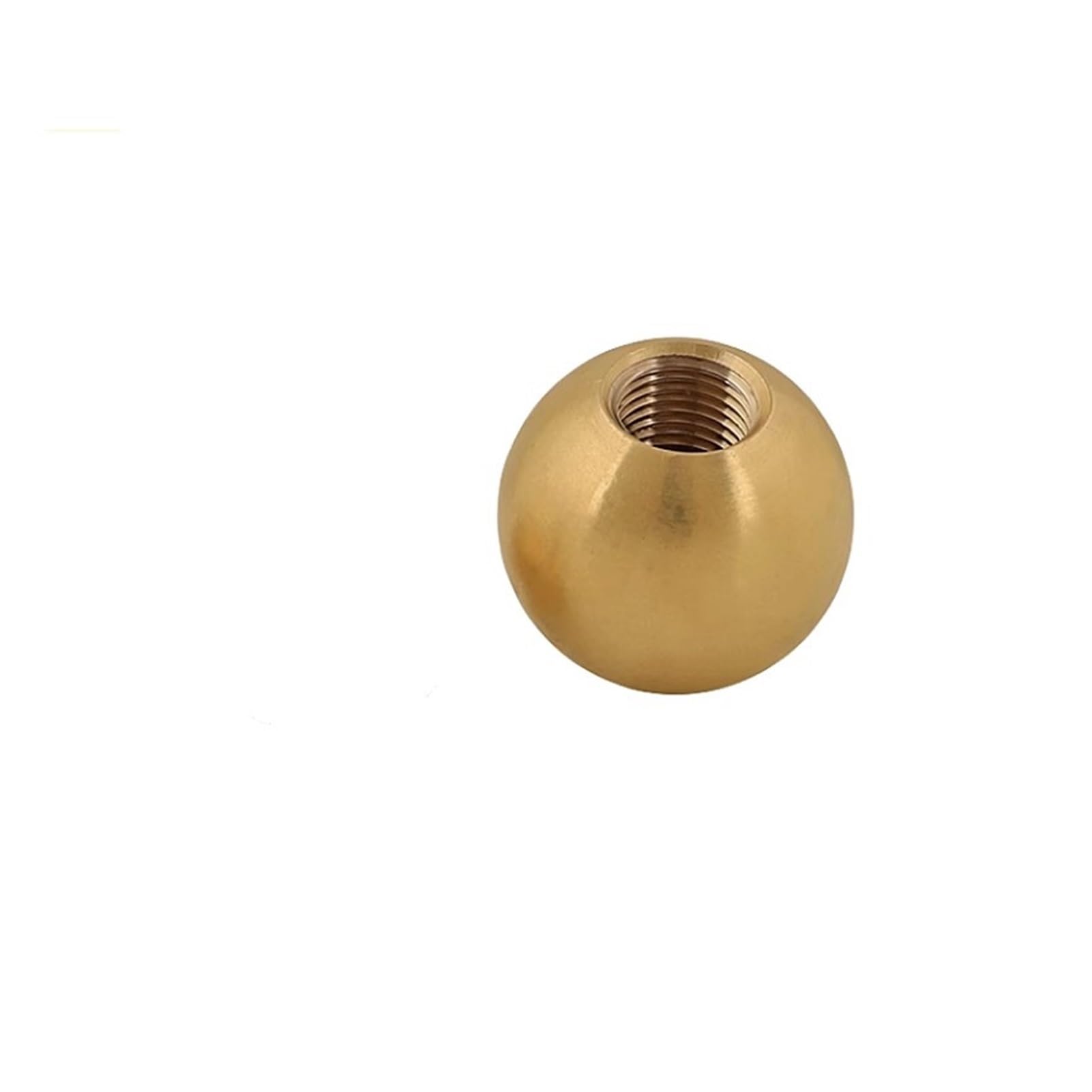 XAOLIUZi 1/2/5/10pcs 1-10pcs Dia M3 M4 M5 M6 M10 M12 Spherical Thread Brass Copper Solid Ball Nut Perforated Round Metal Ball Head with Hole(M12x25mm