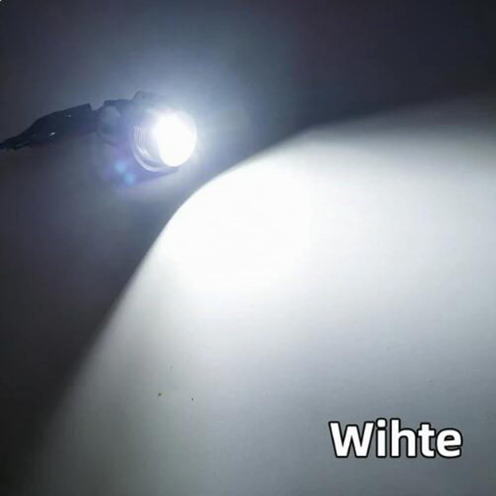 LegendTech 2 Pièces LED Head Light Angel Eyes Brouillard Ampoule Halo Marqueur Anneau Ampoule pour B&M&W E90 2005-2008 E91 2005-2008-White