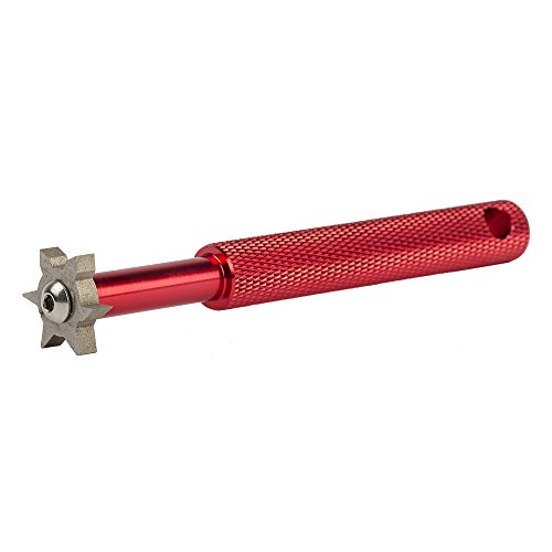 HIFROM Groove Sharpener with 6 Heads - Golf Club Groove Sharpener Re-Grooving Tool and Cleaner Replacement for All Irons Pitching Sand Lob Gap and Approach Wedges and Utility Clubs (Blue+Red) - Thumbnail 6