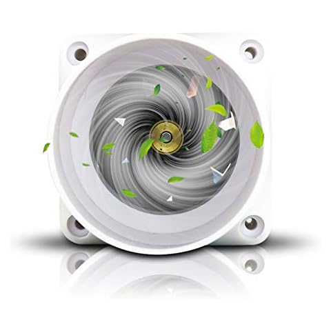 2in Extractor Duct Fan Duct Inline Fan Exhaust Ventilation Blower Air Vent Check Valve 22CFM 12V 6W for Greenhouse Pet Bathroom Tent Room Basement Attic Kitchen (2"/50mm) Cover