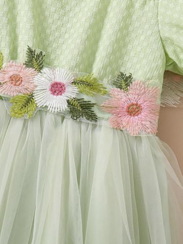 Image of TAGAS Dress for Girls Knee Length II Baby Girl Dress|| Frock for Girl |Girl Floral Sundress|Kids Frock|