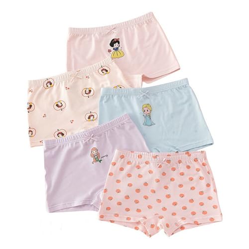 Girls' Soft Cotton Panties Little Girls' Underwear 5 Pack