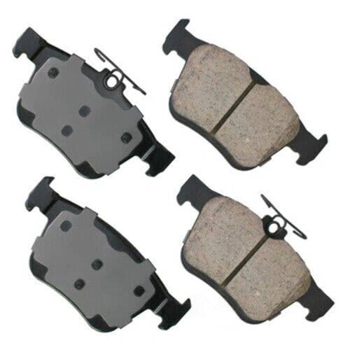 Akebono Brakes - Brake Pad Set - Superior initial effectiveness with no required break-in period, 1 Year limit warranty (EUR1761), GREY