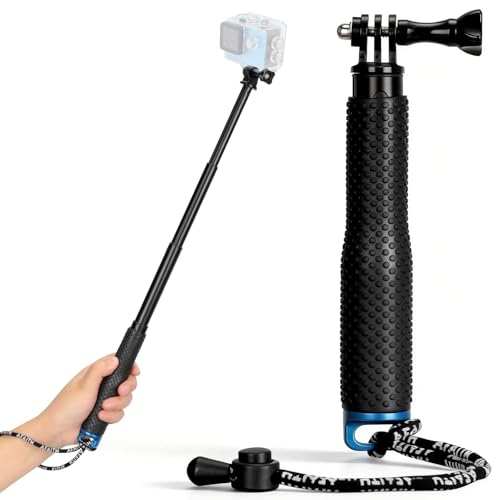 VINATO 19–49cm Selfie Stick für GoPro, Teleskopstange für Action Cam,Verstellbare Teleskop-Stick Aluminium Selfie-Stange für GoPro Hero 12/11/10/9/8/7/6 AKASO SJ4000 SJ5000 Insta360 X3 Action-Kameras VINATO 19–49cm Selfie Stick für GoPro, Teleskopstange für Action Cam,Verstellbare Teleskop-Stick Aluminium Selfie-Stange für GoPro Hero 12/11/10/9/8/7/6 AKASO SJ4000 SJ5000 Insta360 X3 Action-Kameras