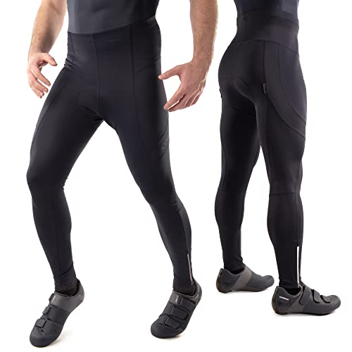 Xyklos® - Fahrradhose Herren lang Blau (M) –...