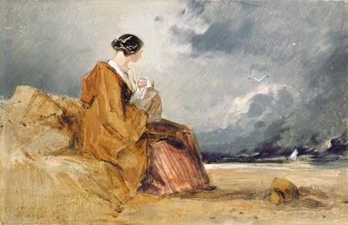 Lienzo Madre e Hijo de David Cox para Decoración de Salones y Dormitorios 1