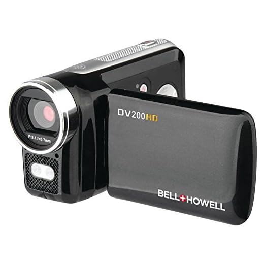 Bell + Howell DV200HD Digital Camera with 2-Inch LCD-Screen, Black