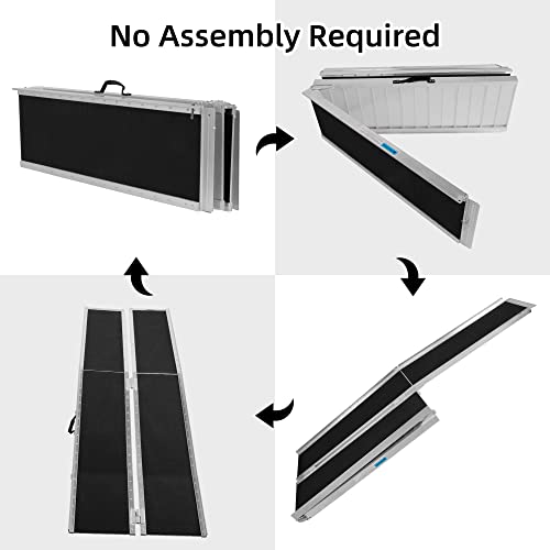 Portable Folding Mobility Ramp Aluminum