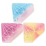 BESTYASH 3 Fijadores Magnéticos Pequeños para Dibujo de Gemas Forma de Diamante, Cómodos de Sostener y Fáciles de Almacenar para Manualidades DIY