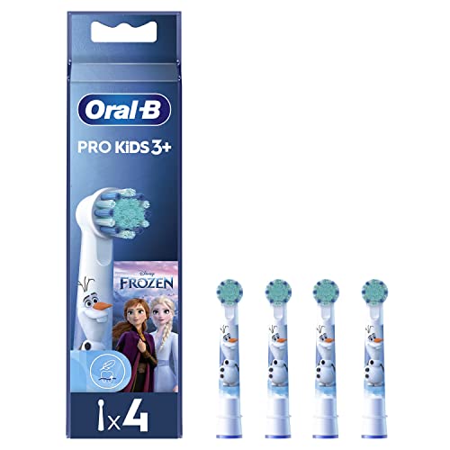 Oral-B Pro Kids Brossettes De Rechange Reine Des Neiges Disney, AUTHENTIQUES, Embout Rond Et Doux Pour Des Gencives Sensibles, Conviennent Aux Brosses Electriques Pour...